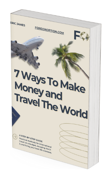 Free guide for 7 ways to fund your travel the world ebook cover 3d