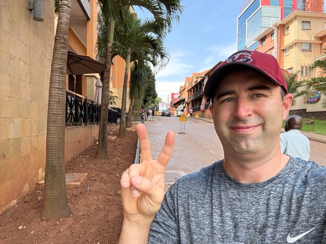 Uganda kampala eric street selfie.