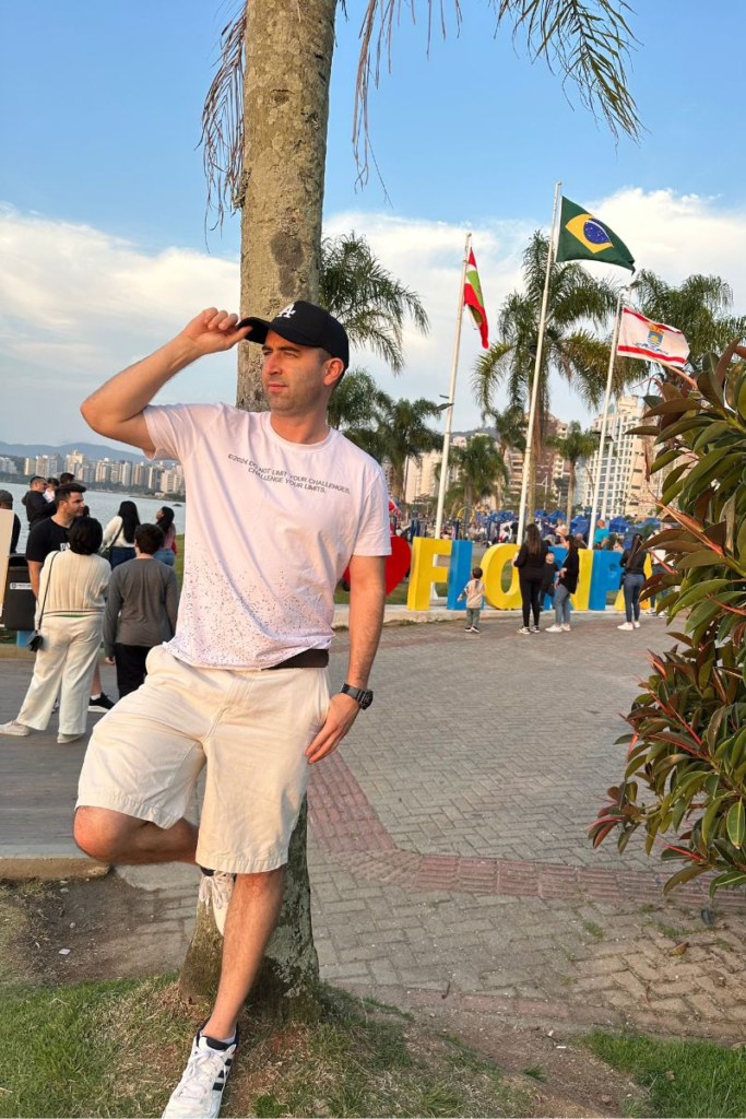 Eric Claggett in Florianopolis, Brazil.